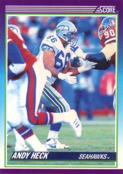 Andy Heck Seattle Seahawks 1990 Score NFL #160
